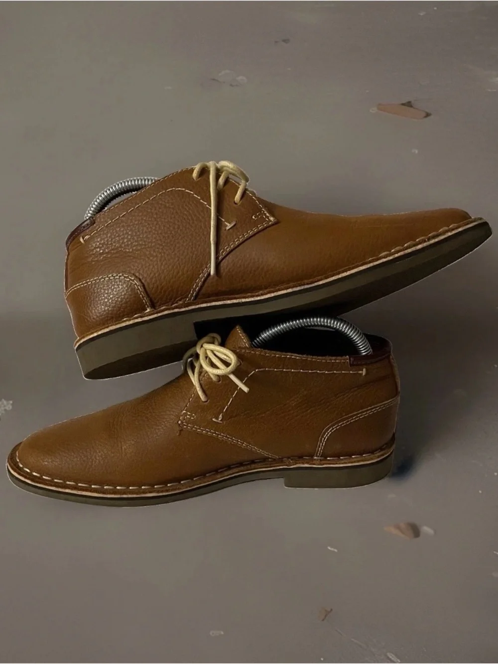 Kenneth Cole Reaction Chukka Leather Boot Desert Sun Men's Size 7.5
